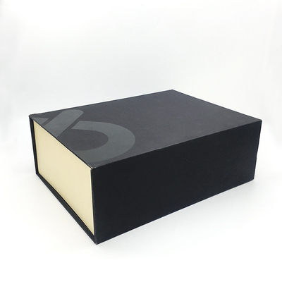 Cajas de regalo de papel magnético blanco plegable cuadrado sencillo Caja de zapatos personalizada