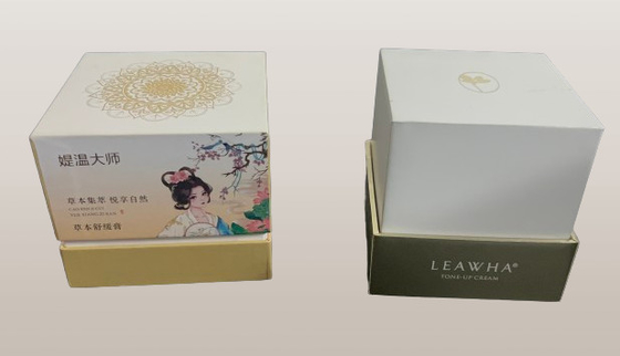 Perfumes Cosméticos Envases para el cuidado de la piel Custom Premium Design Luxury White Paper Box
