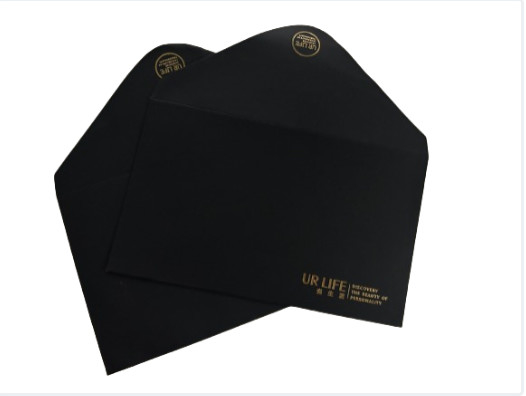 Envases elegantes de tamaño personalizado Invitaciones Papel perlado