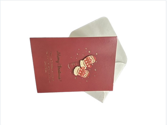 Temas únicos Tarjetas de regalo de vacaciones Impresión a medida Elegante tarjetas de aniversario