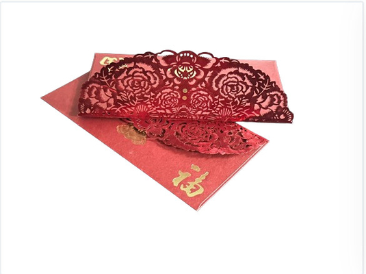 Tarjetas de felicitación de estilo chino Tarjetas de regalo personalizadas para festivales