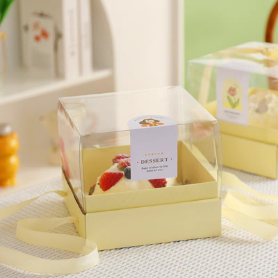 Pantone Impresión offset Envasado de pasteles Cajas personalizables y envases