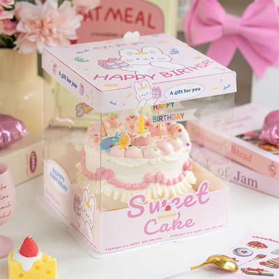 Cajas de embalaje de pasteles hechas a medida con requisitos de impresión offset CMYK / Pontone