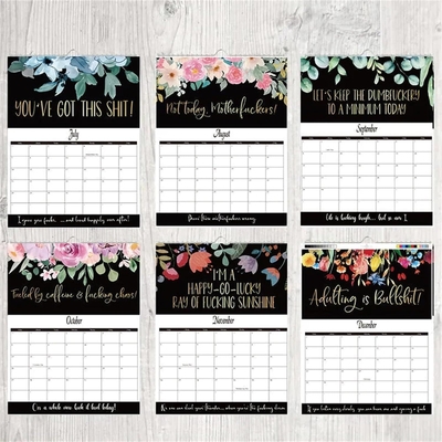 Vista mensual Diseño de diciembre Fin de mes Calendarios de escritorio personalizados de marca de negocios para la marca