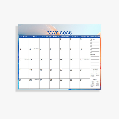 Calendarios de pared personalizados de papel personalizables para la comercialización de la empresa