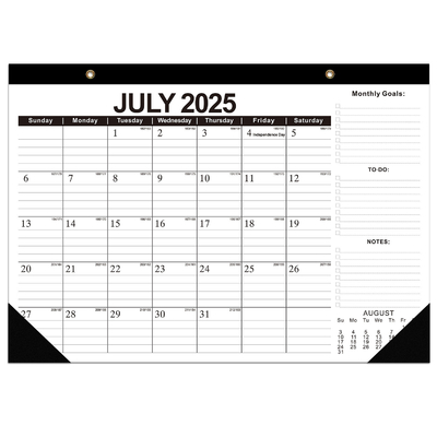 Calendarios de escritorio personalizados de marca profesional con personalización Añadir fechas y eventos personales