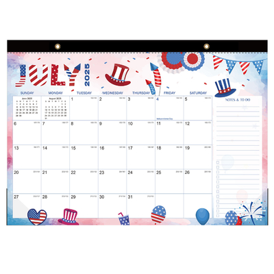 Impresión de calendario personalizado en papel brillante