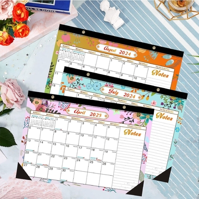 1 Calendario de empresas de papel de marca calendarios de escritorio personalizados para la promoción