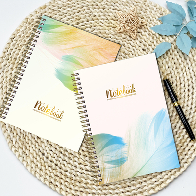 Personalizado como quieras Alta durabilidad Cuaderno de tapa dura espiral para el juego perfecto de los artistas