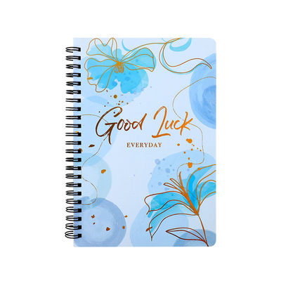 Diseño de cuaderno personalizado de unión por tornillo con técnica y tipo de unión en relieve