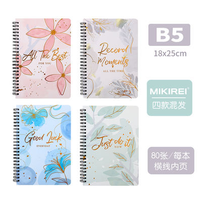 Escenario de uso del diario: Cuaderno espiral de tapa dura, alta durabilidad, estándar