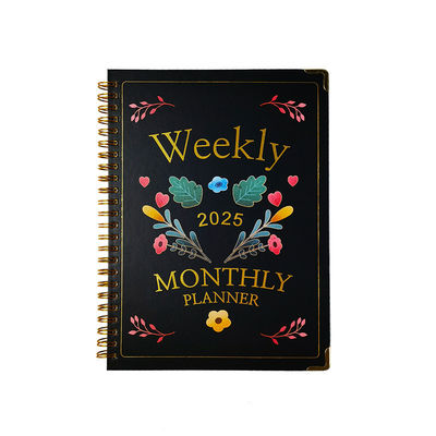 Compañero perfecto para artistas Cuaderno de portada dura en espiral estilo elegante