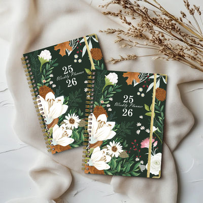 Cuaderno de diario personalizado en tamaño A5 con estilo vintage B2B Papelería esencial