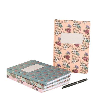 Estilo Vintage en Impresión de Libros de Diario Forrados Personalizados para Necesidades Comerciales