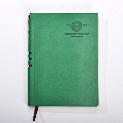 Cuaderno de diario personalizado de 100 páginas con técnica de diseño en relieve y duradero