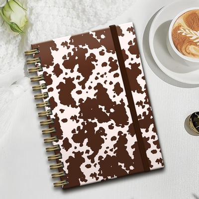 5.8 X 8.3 pulgadas Tamaño de página Cuaderno de tapa dura en espiral Alta durabilidad Color personalizado