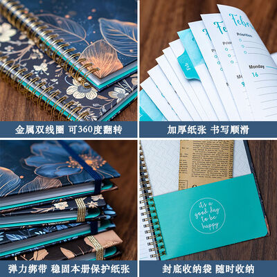 100 páginas diario personalizado cuaderno de notas Un tema diseñado para la documentación de negocios personal toma de notas y la grabación de ideas