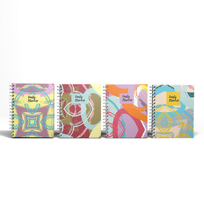 Cuaderno de espiral con impresión de logotipo, tapa dura, 100 páginas, encuadernación en espiral duradera, perfecto para conferencias y talleres de negocios