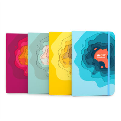 Papel de cuaderno de cubierta dura espiral de una asignatura estándar de unión duradera perfecta para la escuela de oficina y negocios