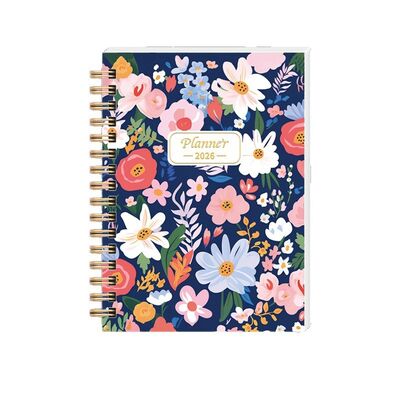 Personalizado como quieras Cuaderno de tapa dura en espiral con página blanca Diseño estándar de color Perfecto para el trabajo, la escuela y el arte
