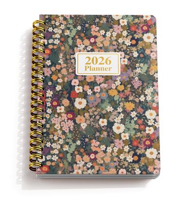 Cuaderno de portada en espiral en relieve Arte de portada personalizado Personalizado como quieras Perfecto para artículos profesionales y de oficina