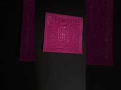 Tarjetas de felicitación de corte creativo para festivales Personalizar tarjetas de regalo de alta gama