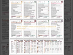Compañero perfecto para artistas Cuaderno personalizado con estilo artístico