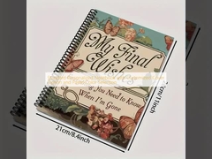 Cuaderno personalizado estándar con opción de cubierta personalizada y selección de colores pastel