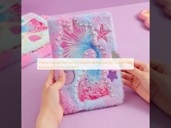 Cuaderno personalizado con puntos de cuadrícula para organización de comunicación empresarial