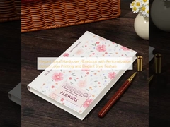 Elegante Cuaderno de Tapa Dura en Espiral con Opción de Personalización de Impresión de Logotipo y Característica de Estilo Elegante