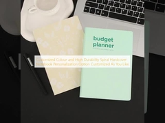 Opción de personalización de cuaderno de tapa dura en espiral con color personalizado y alta durabilidad, personalizado a tu gusto