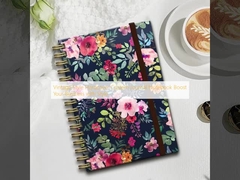 Cuaderno de diario personalizado de tapa dura estilo vintage Impulsa tu negocio con estilo