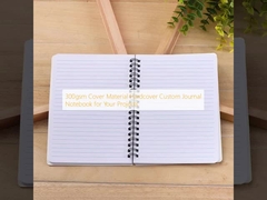 Cuaderno personalizado de tapa dura con material de cubierta de 300 g/m² para tus proyectos