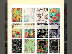 Cuaderno de diario artístico de portada negra personalizado para profesionales de negocios