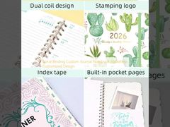 Cuaderno de espiral personalizado sin bolsillo con diseño personalizado