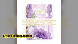 Cuaderno de diario personalizado que los artistas aman