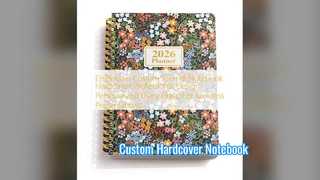 Cuaderno de diario de tapa dura con relieve personalizado Diario personalizado
