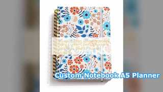 Cuaderno de tapa dura personalizado Planificador A5 de 0,5 lb