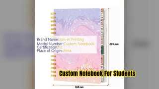 Cuaderno espiral personalizado 100 páginas