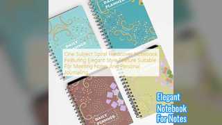 Cuaderno De Espiral Estilo Vintage Elegante Para Notas